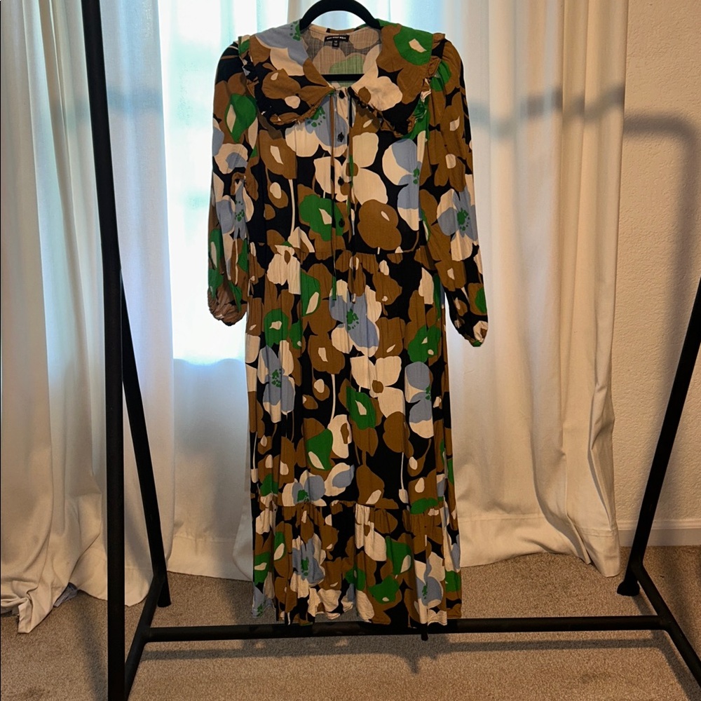 Who What Wear dress Peter Pan collar size M